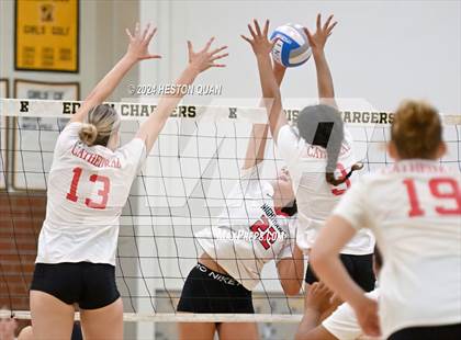 Thumbnail 3 in Cathedral Catholic vs. Murrieta Valley (Dave Mohs Tournament) photogallery.