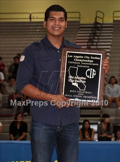 Thumbnail 3 in Foshay Learning Center vs. Elizabeth Learning Center (CIF LA City Section D2 Final) photogallery.
