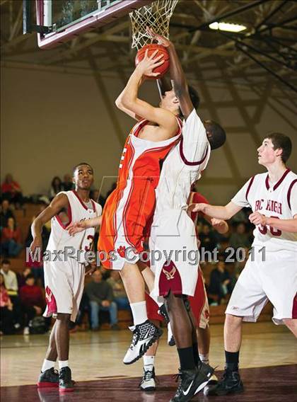 Thumbnail 1 in Newton North vs Boston College High (Comcast Officials Board 27 Tournament)  photogallery.