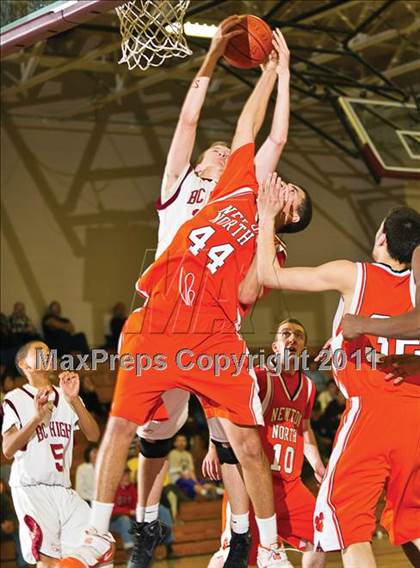 Thumbnail 1 in Newton North vs Boston College High (Comcast Officials Board 27 Tournament)  photogallery.
