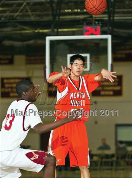 Thumbnail 1 in Newton North vs Boston College High (Comcast Officials Board 27 Tournament)  photogallery.