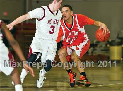Thumbnail 3 in Newton North vs Boston College High (Comcast Officials Board 27 Tournament)  photogallery.