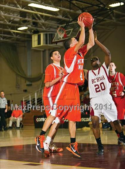 Thumbnail 2 in Newton North vs Boston College High (Comcast Officials Board 27 Tournament)  photogallery.