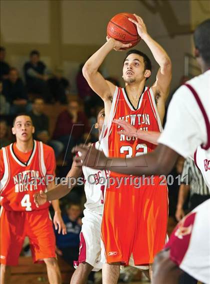 Thumbnail 1 in Newton North vs Boston College High (Comcast Officials Board 27 Tournament)  photogallery.