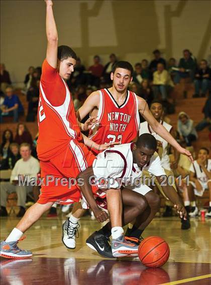 Thumbnail 3 in Newton North vs Boston College High (Comcast Officials Board 27 Tournament)  photogallery.