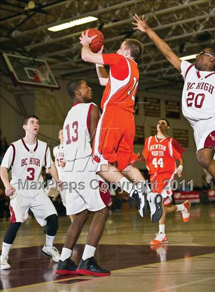 Thumbnail 3 in Newton North vs Boston College High (Comcast Officials Board 27 Tournament)  photogallery.