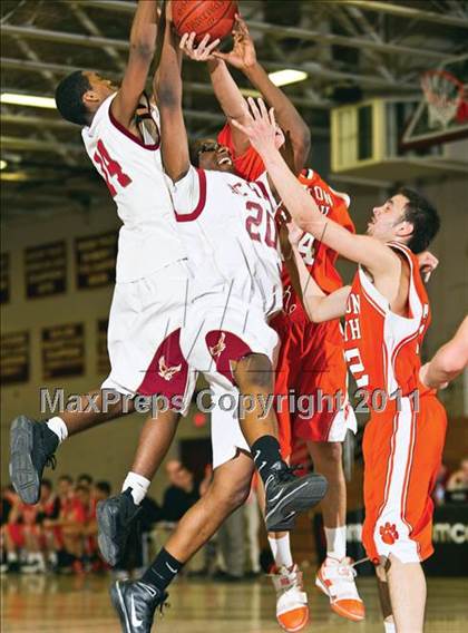Thumbnail 1 in Newton North vs Boston College High (Comcast Officials Board 27 Tournament)  photogallery.