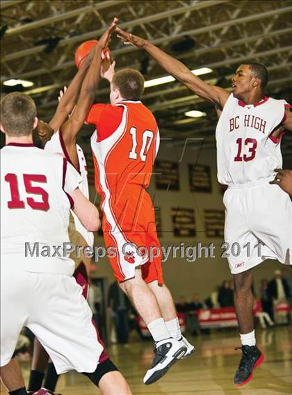 Thumbnail 3 in Newton North vs Boston College High (Comcast Officials Board 27 Tournament)  photogallery.