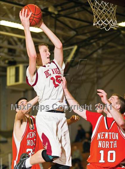 Thumbnail 1 in Newton North vs Boston College High (Comcast Officials Board 27 Tournament)  photogallery.