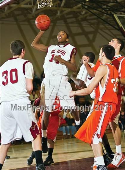 Thumbnail 2 in Newton North vs Boston College High (Comcast Officials Board 27 Tournament)  photogallery.
