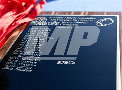 Thumbnail 3 in Washington vs. Balboa (CIF SF Final) photogallery.