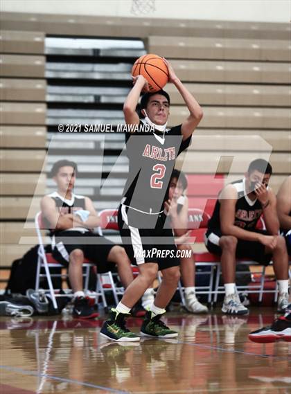 Thumbnail 2 in Arleta vs Waverly (2021 Burroughs varsity Tournament) photogallery.