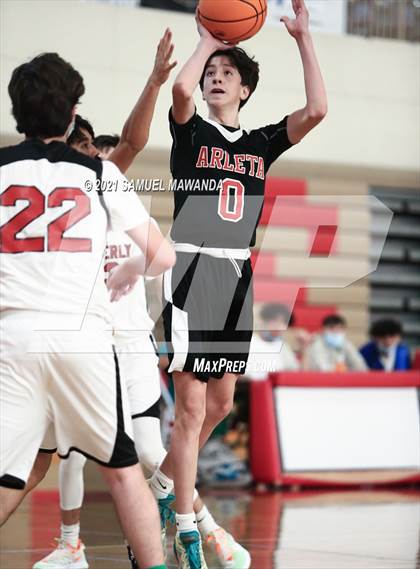 Thumbnail 2 in Arleta vs Waverly (2021 Burroughs varsity Tournament) photogallery.