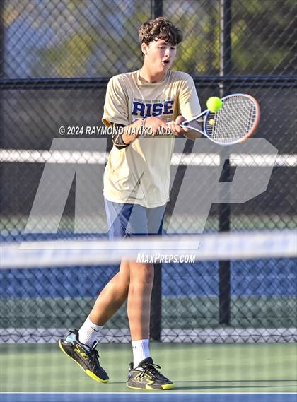 Thumbnail 2 in Delta vs Noblesville (IHSAA Region 14 Championship) photogallery.