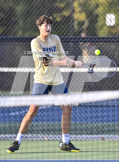 Thumbnail 2 in Delta vs Noblesville (IHSAA Region 14 Championship) photogallery.