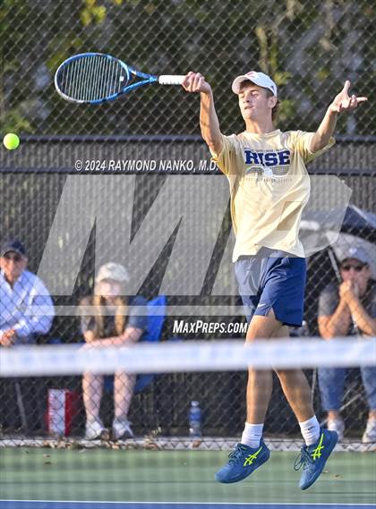 Thumbnail 2 in Delta vs Noblesville (IHSAA Region 14 Championship) photogallery.