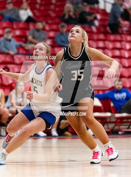Thumbnail 1 in Marshall vs Kingston (Arvest Tournament) photogallery.