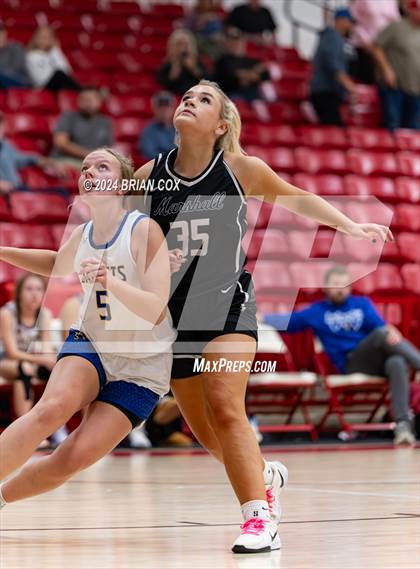 Thumbnail 2 in Marshall vs Kingston (Arvest Tournament) photogallery.