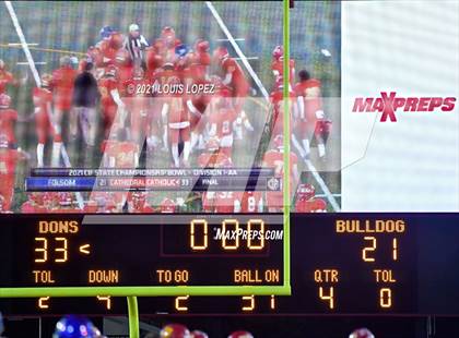 Thumbnail 3 in Folsom @ Cathedral Catholic (CIF State DIV 1 AA Championship) photogallery.