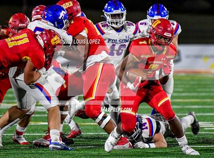 Thumbnail 2 in Folsom @ Cathedral Catholic (CIF State DIV 1 AA Championship) photogallery.