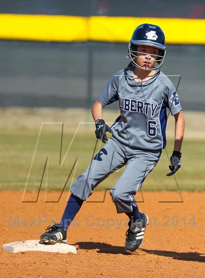 Thumbnail 2 in Liberty Christian vs Prosper (LCS/Argyle Softball Tournament) photogallery.