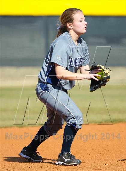 Thumbnail 2 in Liberty Christian vs Prosper (LCS/Argyle Softball Tournament) photogallery.
