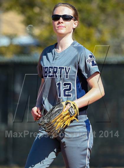 Thumbnail 2 in Liberty Christian vs Prosper (LCS/Argyle Softball Tournament) photogallery.