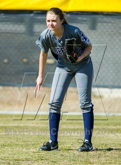 Thumbnail 2 in Liberty Christian vs Prosper (LCS/Argyle Softball Tournament) photogallery.