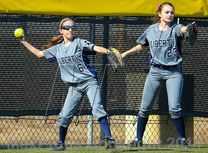 Thumbnail 1 in Liberty Christian vs Prosper (LCS/Argyle Softball Tournament) photogallery.