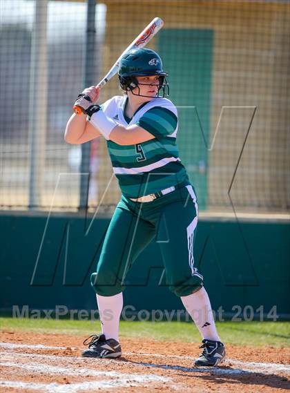Thumbnail 2 in Liberty Christian vs Prosper (LCS/Argyle Softball Tournament) photogallery.