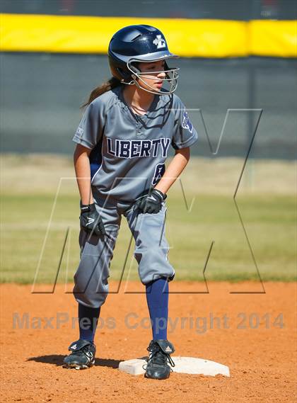 Thumbnail 3 in Liberty Christian vs Prosper (LCS/Argyle Softball Tournament) photogallery.