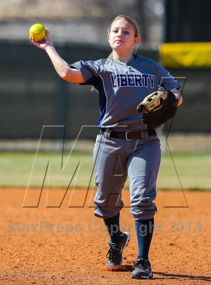 Thumbnail 3 in Liberty Christian vs Prosper (LCS/Argyle Softball Tournament) photogallery.