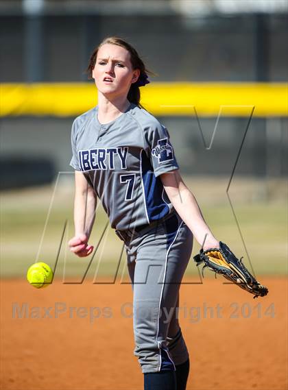 Thumbnail 3 in Liberty Christian vs Prosper (LCS/Argyle Softball Tournament) photogallery.