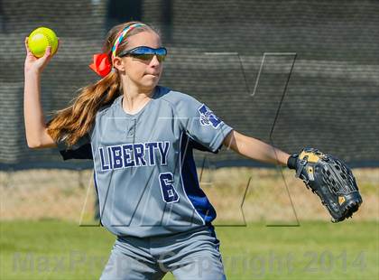 Thumbnail 1 in Liberty Christian vs Prosper (LCS/Argyle Softball Tournament) photogallery.