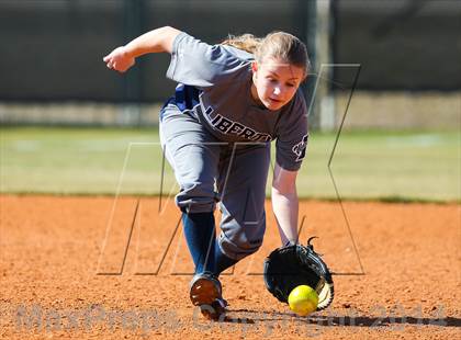 Thumbnail 3 in Liberty Christian vs Prosper (LCS/Argyle Softball Tournament) photogallery.