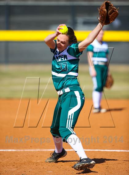 Thumbnail 2 in Liberty Christian vs Prosper (LCS/Argyle Softball Tournament) photogallery.
