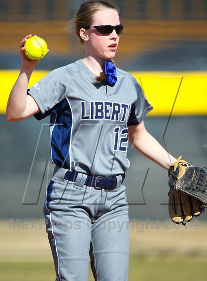 Thumbnail 3 in Liberty Christian vs Prosper (LCS/Argyle Softball Tournament) photogallery.