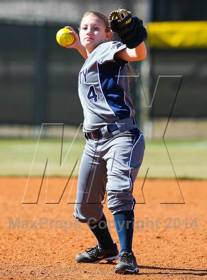 Thumbnail 2 in Liberty Christian vs Prosper (LCS/Argyle Softball Tournament) photogallery.