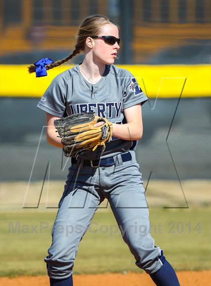 Thumbnail 3 in Liberty Christian vs Prosper (LCS/Argyle Softball Tournament) photogallery.