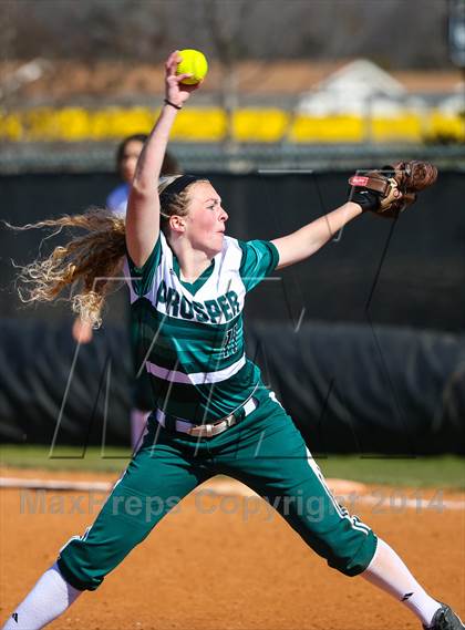Thumbnail 2 in Liberty Christian vs Prosper (LCS/Argyle Softball Tournament) photogallery.