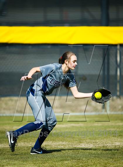 Thumbnail 2 in Liberty Christian vs Prosper (LCS/Argyle Softball Tournament) photogallery.