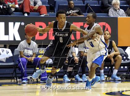 Thumbnail 3 in Franklin vs. Newark Memorial (MaxPreps MLK Classic) photogallery.