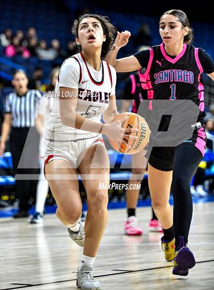 Thumbnail 2 in Santiago vs. Brentwood School (CIF SS DIV 1 Championship) photogallery.