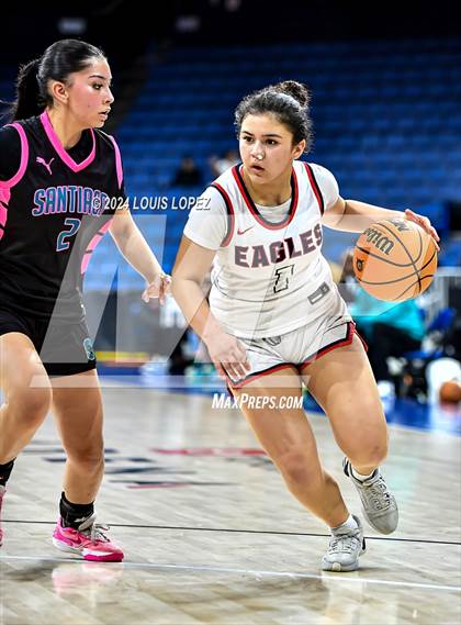 Thumbnail 2 in Santiago vs. Brentwood School (CIF SS DIV 1 Championship) photogallery.