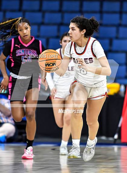 Thumbnail 2 in Santiago vs. Brentwood School (CIF SS DIV 1 Championship) photogallery.