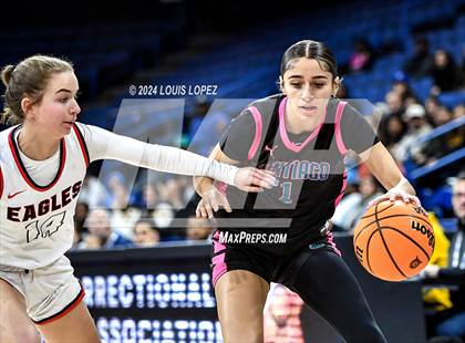 Thumbnail 3 in Santiago vs. Brentwood School (CIF SS DIV 1 Championship) photogallery.