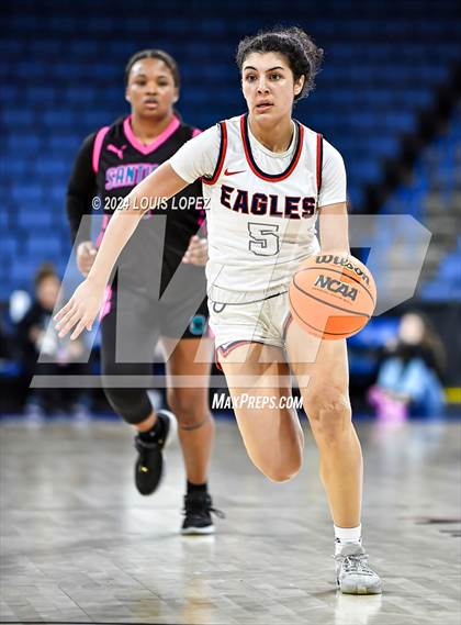 Thumbnail 1 in Santiago vs. Brentwood School (CIF SS DIV 1 Championship) photogallery.