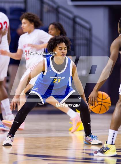 Thumbnail 2 in Democracy Prep Agassi Campus vs. Mater Academy East Las Vegas (NIAA 3A State Championship) photogallery.