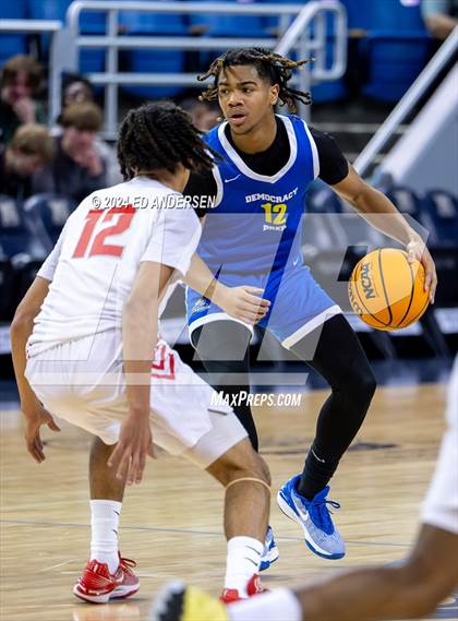Thumbnail 1 in Democracy Prep Agassi Campus vs. Mater Academy East Las Vegas (NIAA 3A State Championship) photogallery.