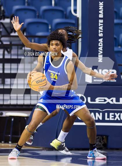 Thumbnail 2 in Democracy Prep Agassi Campus vs. Mater Academy East Las Vegas (NIAA 3A State Championship) photogallery.